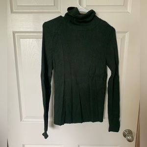 Green Long Sleeve Turtleneck from Anthropologie (Maeve)
